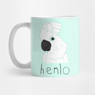 henlo doodle birb - cockatoo Mug